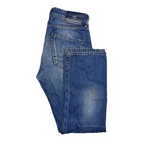 Scotch & Soda Rush Jeans Men 32x32 Slim Straight Blue Denim